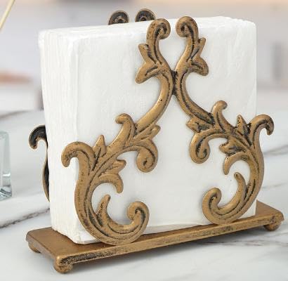 41oT5i79qsL._AC_.jpg Napkin Holders for Table Metal Kitchen Napkin Paper Organizer Upright Tissue Dispenser