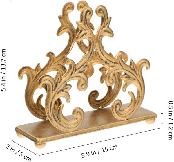 61gMDG3iYyL._AC_SL1280_.jpg Napkin Holders for Table Metal Kitchen Napkin Paper Organizer Upright Tissue Dispenser