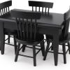 61mPExXJ0aL._AC_SL1500_.jpg Table & Chair for 1 12 Scale Wooden Furniture Model 5pcs House