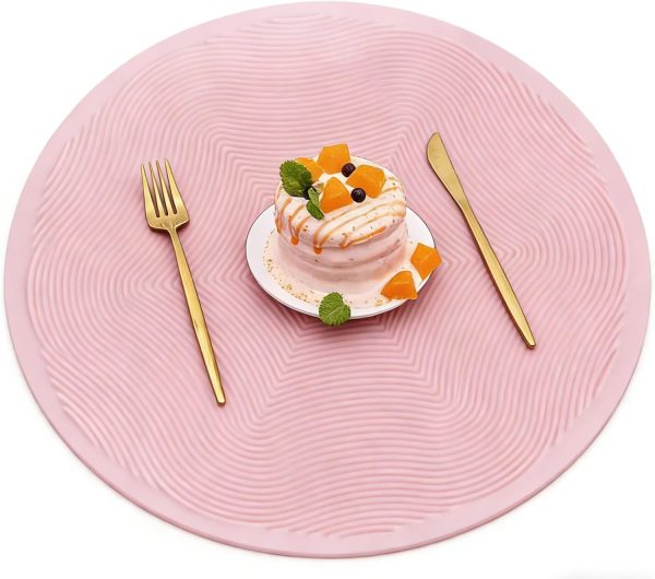 7109h725tML._AC_SL1500_.jpg Hot Pot Holder Mats 8in (4-PCS) - Heat Resistant Countertop Protector with