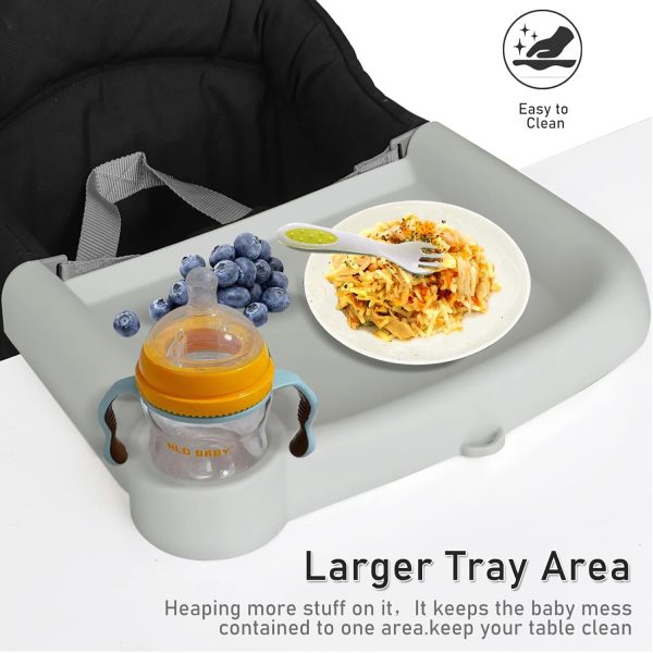 713td3tX6sL._SL1500_.jpg Tray Compatible with Inglesina Fast Table Chair Silicone Feeding Tray for Clip-On