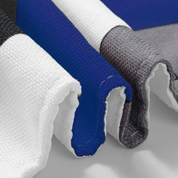 Black White Placemats of 4 Geometric Square Table Place Mats Waterproof Burlap