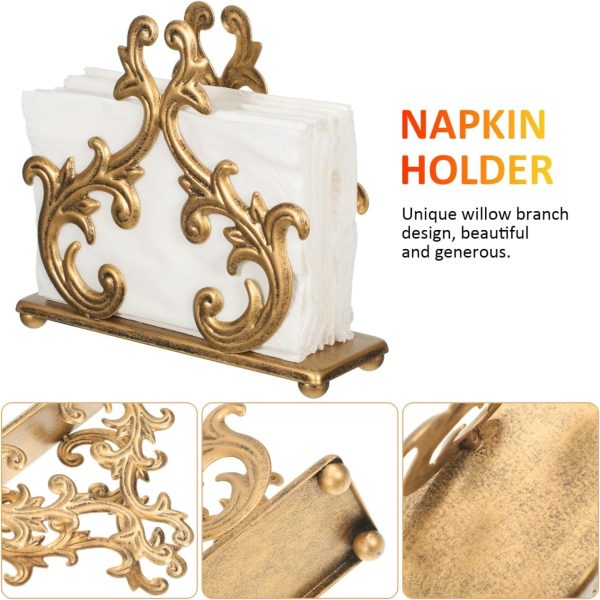 71PHxxgrZdL._AC_SL1280_.jpg Napkin Holders for Table Metal Kitchen Napkin Paper Organizer Upright Tissue Dispenser