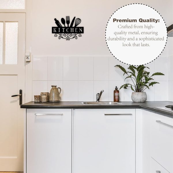 71QBiO3SAdL._AC_SL1500_.jpg 12" X 9.15" Metal Kitchen Signs Wall Decor Kitchen Wall Art Decorations