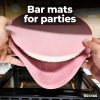 71raiZJ3tHL._AC_SL1500_.jpg Hot Pot Holder Mats 8in (4-PCS) - Heat Resistant Countertop Protector with
