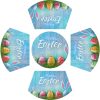 71xEzaDNEL._AC_SL1200_.jpg PVC Placemats for Round Table Set of 4 with Round Centerpiece Mat,
