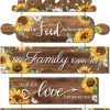 81krAGj8QCL._AC_SL1500_.jpg Kitchen Wall Decor Bless The Food Before Us Sign Farmhouse Wooden Signs